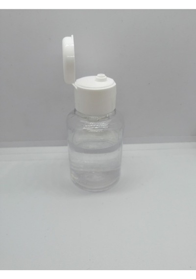 50Ml Şeffaf Plastik Şişe+Fliptop Kapak.100 Adet