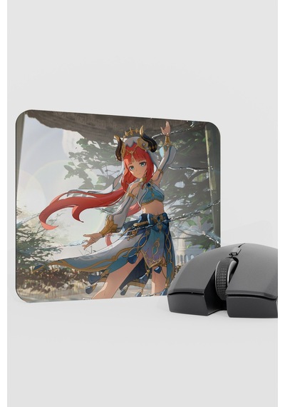 Nilou Genshin Impact Anime Gacha V5 - 22x18 Gaming Mouse Pad Fare Altlığı