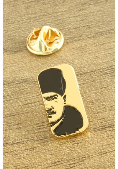 Zenviac456 Atatürk Yaka Rozet Zenviac45678 Sarı 74433737