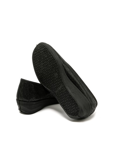 Sandalet Kadın 7337 Green Life Stretch Women's Footwear Black Siyah