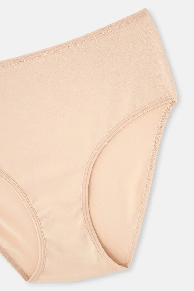 Dagi Kadın Karışık 5'li Yüksek Bel Slip Külot- 5104k Siyah-Beyaz-Ten