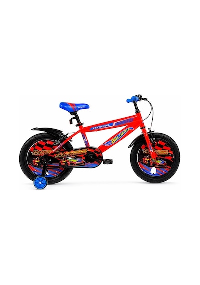 Belderia Fastwheel 16 Jant 4-7 Yaş Arabalı Çocuk Bisikleti Çok Renkli