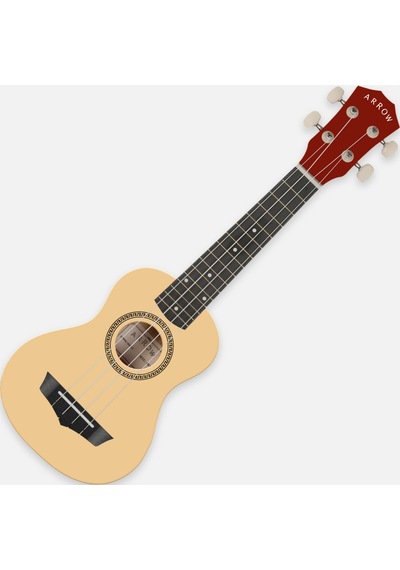 Arrow Pb10 Na Soprano Natural Bright Top Ukulele