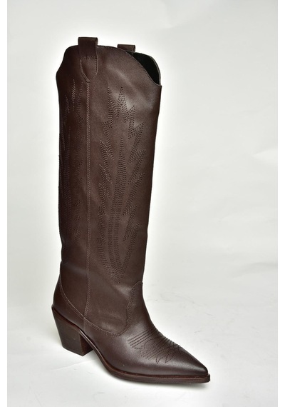 Fox Shoes T267765209 Kahverengi Kovboy Model Kadın Çizme Kahverengi-suni Deri Kahverengi Fox Shoes T267765209 Kahverengi Kovboy Model Kadın Çizme Kahverengi-suni Deri Kahverengi