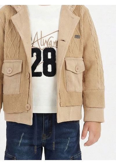 Xo Kids Erkek Çocuk 3lü Alt Üst Takım 2-5 Yaş 12202 Kahverengi