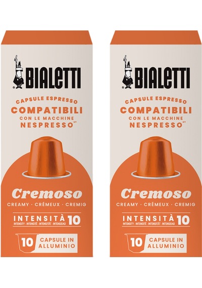 Bialetti Nespresso Uyumlu Kapsül Kahve Cremoso 20 Adet Kapsül Kahve