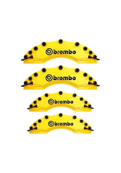 Alfa Romeo 146 Uyumlu Brembo Sarı Kaliper Kapağı 4 Parça Ön Arka Set