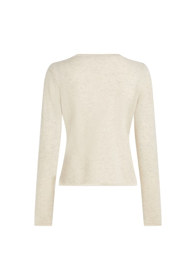 Tommy Hilfiger Soft Wool C-nk Sweater Kadın Bej Kazak - Ww0ww40264 Bej