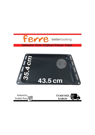 Ferre Uyumlu Ankastre Firin Füme Emaye Tepsi - 397354060