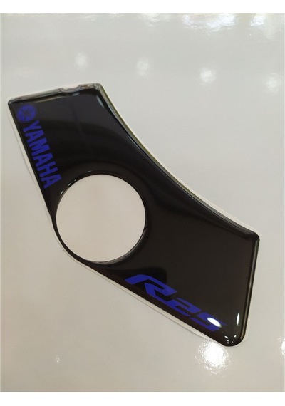 Yamaha R25 Mavi Yazılı Siyah Mesnet Pad Gidon Pad