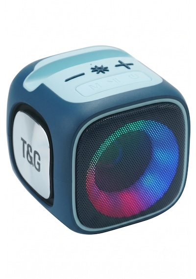 Taşınabilir Kablosuz Bluetooth Hoparlör Led Işıklı / Fm Radyolu Tg-359