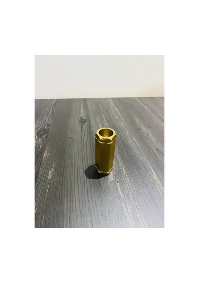 Masif Pirinç Mumluk Gold
