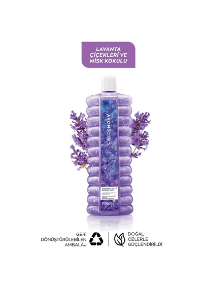 Avon Lavanta Kokulu Banyo Köpüğü 1 L + Avon White Lily Zambak 1 L + Avon Yasemin Banyo Köpüğü 1 L