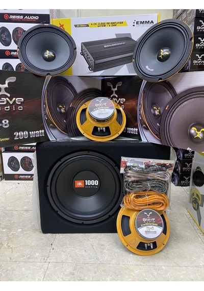 Jbl 30 CM Bas Brava Auıdo 20 CM İki Takım Midrange Soundmax Anfi