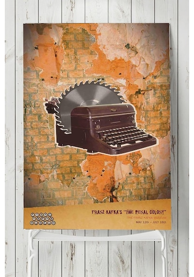 Pster5240 Kafka Daktilo Posteri 7/8 Yaş