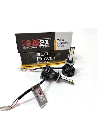 Yeni Eco Power H27 Şimşek Etkili Led Xenon Fanlı 50w 9000 Lumen