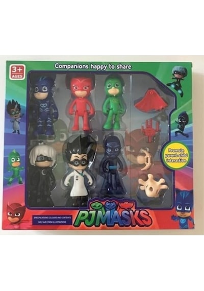 Kids Oyuncak Pjmasks 1166 6lı Figür