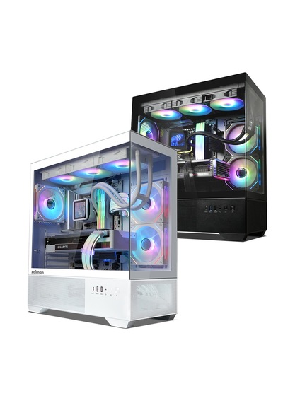 Zalman Chronıx V2 Atx Mıd Tower Beyaz Kasa 1xusb 2.0, 1xusb 3.0, 1usb Type-c 5 Gbps ,1xmikrofon, 1xkulaklık, 3x120mm Argb Fan