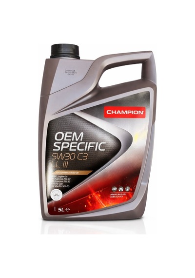 Champion Specific 5W-30 C3 LL III Yüksek Performanslı Tam Sentetik Motor Koruma Yağı