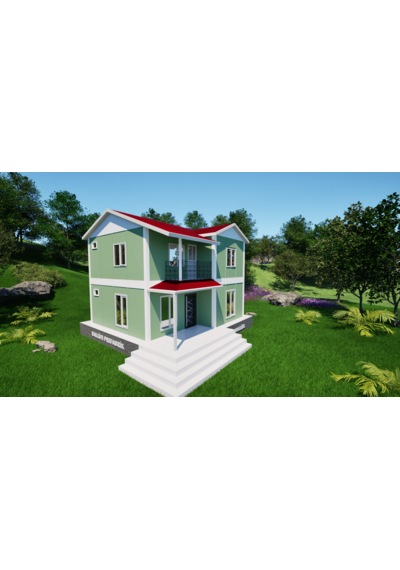 Ballifeprefabrik 100 M2 Dubleks Standart Prefabrik Konut