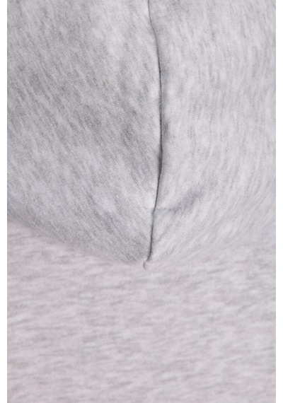 Jack & Jones Jjrush Erkek Kapüşonlu Sweatshirt Rahat Günlük Pamuklu Gri