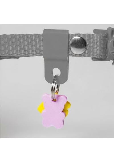 Charmlı Kedi Boyun Tasması Safety Click Mor