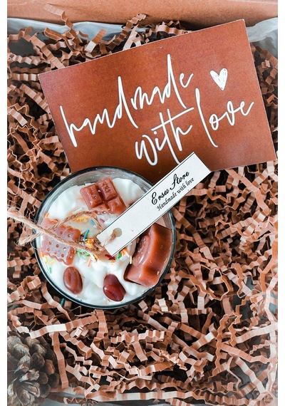 Ersu Store Kakao Kokulu Aromaterapi Kahve Parçacıklı Hediyelik Cu