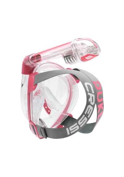 Cressi Duke S-m Beden Tam Yüz Maske Şeffaf-pembe Tek Renk