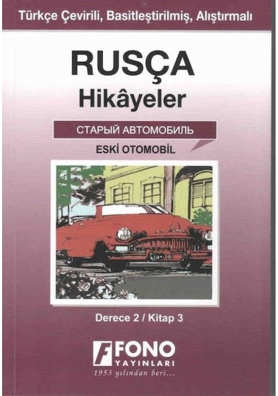 Eski Otomobil Derce 2 Kitap 3-Rusça Hikayeler- Fono Yayınları