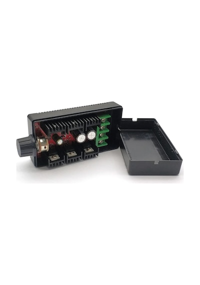 40a 50v Dc Motor Sürücü Kutulu Hız Kontrol Devresi 0/100% Pot Kontrollü Pwm Ayarlanabilir Voltaj