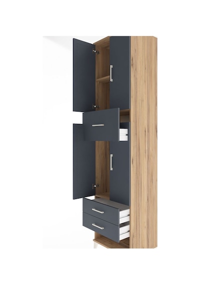 Hyperion Dolap 3 Raflı 3 Çekmeceli 4 Kapaklı 60x44x243 Çam-antrasit Atlas Çam Hyperion Dolap 3 Raflı 3 Çekmeceli 4 Kapaklı 60x44x243 Çam-antrasit Atlas Çam