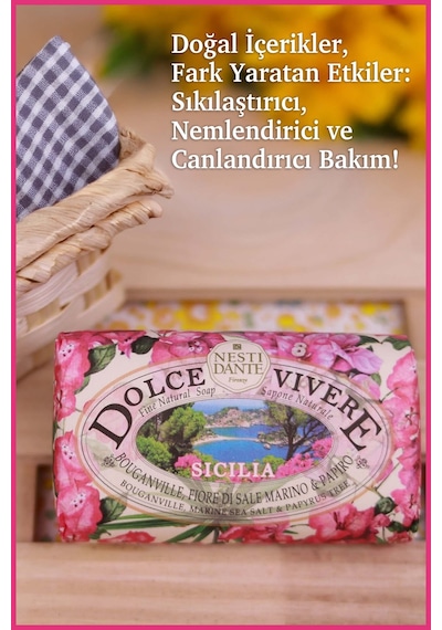 Nesti Dante Dolce Vivere Scilia Vegan Bakım Sabun 250 G