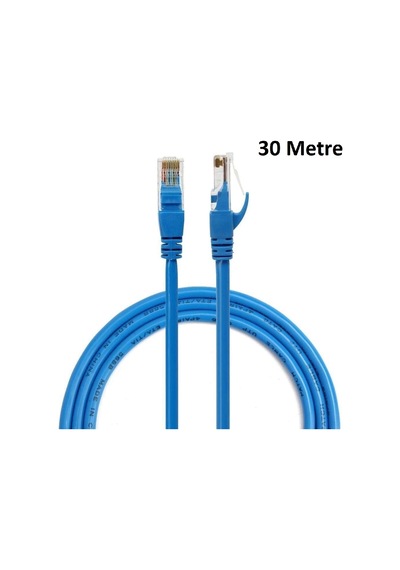 CAT6 KABLOSU ETHERNET 30 METRE İNTERNET MODEM LAN RJ45 UÇ