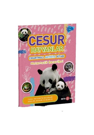 Cesur Hayvanlar - Çıkartmalı Aktivite Kitabı - Melis Hırimyan - Beta Kids