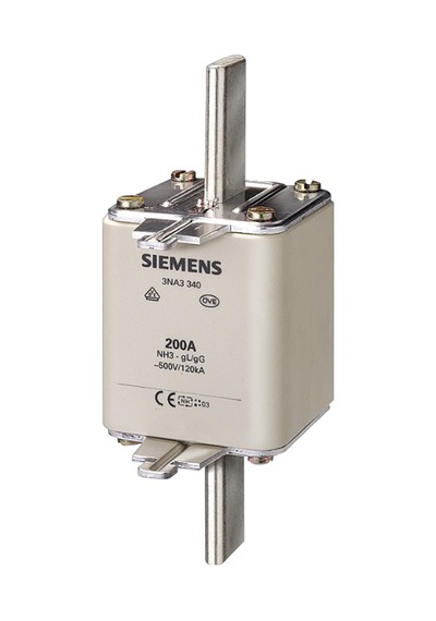 Siemens 3na3365 500a 3 Boy Nh Bıçaklı Sigorta