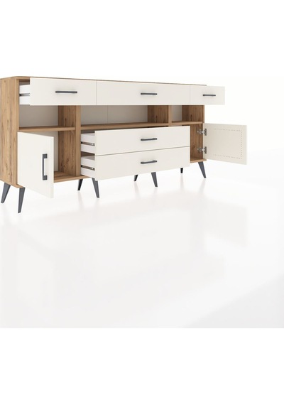 Arges Konsol 3 Raflı 5 Çekmeceli 2 Kapaklı 176x30x83 Çam-aytaşı/aytaşı Aytaşı/aytaşı Arges Konsol 3 Raflı 5 Çekmeceli 2 Kapaklı 176x30x83 Çam-aytaşı/aytaşı Aytaşı/aytaşı
