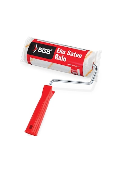 Saten Boya Rulo, 20 Cm, İç Cephe Boya, Saplı, Sgs 6020