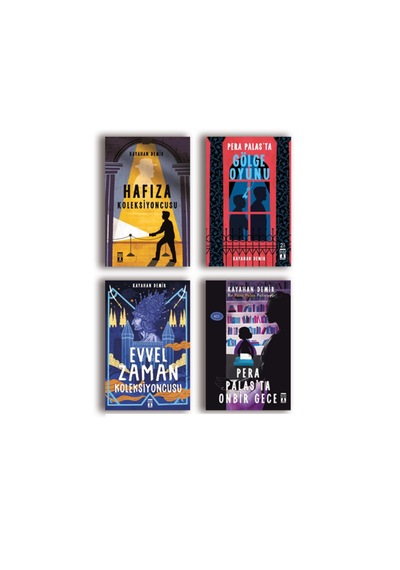 Genç Timaş Pera Palasta Onbir Gece - Gölge Oyunu - Hafıza Evvel Zaman Koleksiyoncusu Set 4 Kitap Kayahan Demir