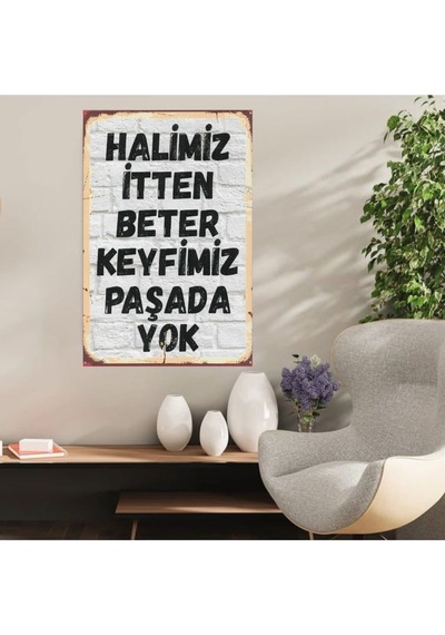 Ahşap Retro Mdf Poster , Komik Sözler , Duvar Yazıları , Manzara , Tarih , Edebiyat - Tbl0341