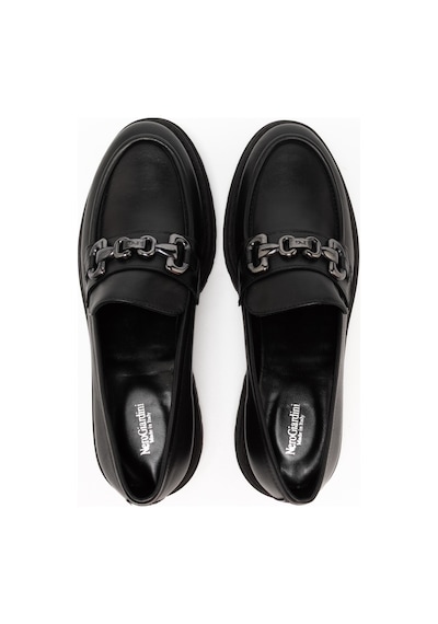 Nero Giardini Nero Black Oxford Klasik Kadın I411410d 100 Nerogiardini Guanto Nero Tr Folgarıa 9120/009 Siyah