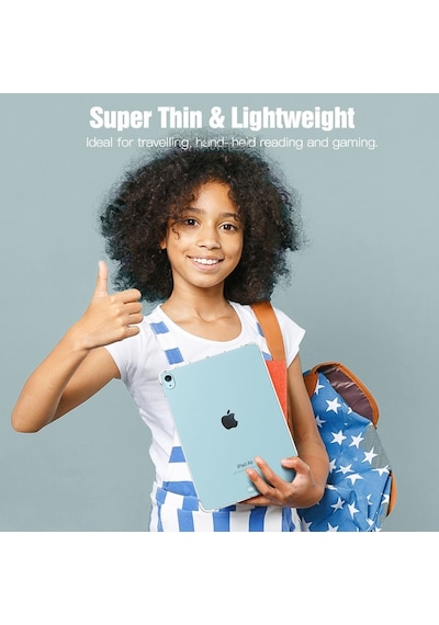 Apple Uyumlu iPad Air 13 İnç 2024 M2 Kılıf Arkası Şeffaf Köşe Korumalı
