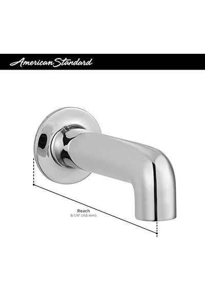 American Standard 8888317.243 Studio S Diveter Olmayan 1/2 Ips Küvet Ağzı, Mat Siyah 000 Açık Krem