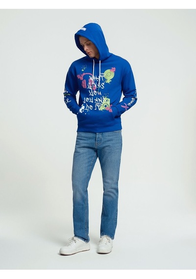LOFT Oversize Erkek Sweatshirt Lf2034228 Q1.v1 Mavi