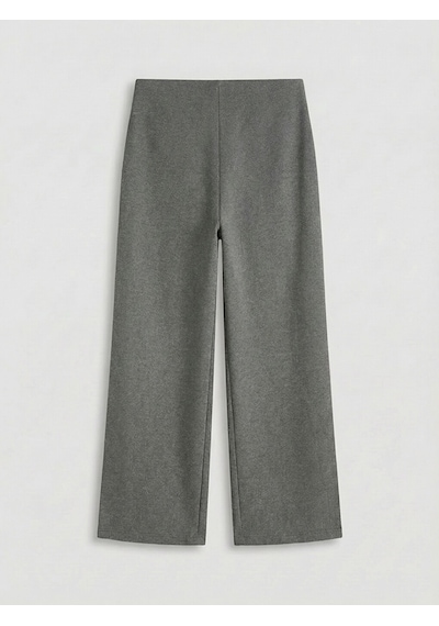Lcw Modest Gri Beli Lastikli Geniş Paça Kadın Pantolon
