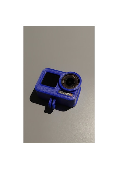 Djı Osmo Action 5 4 3 Uyumlu Yumuşak Çerçeve Kılıf - Tüm Gopro Aksesuarlarıyla Uyumlu Lacivert