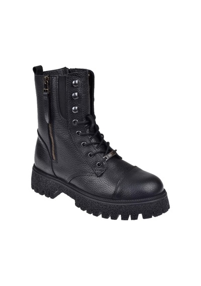 Hammer Jack Hakiki Deri Postal Kadın Bot Hj-23845-z Siyah-siyah Siyah