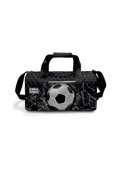 Coral High Siyah Futbol Desenli Spor Çantası 27539