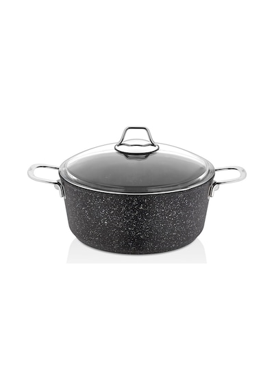 Falez Black Line Döküm Granit Derin Tencere 22 CM