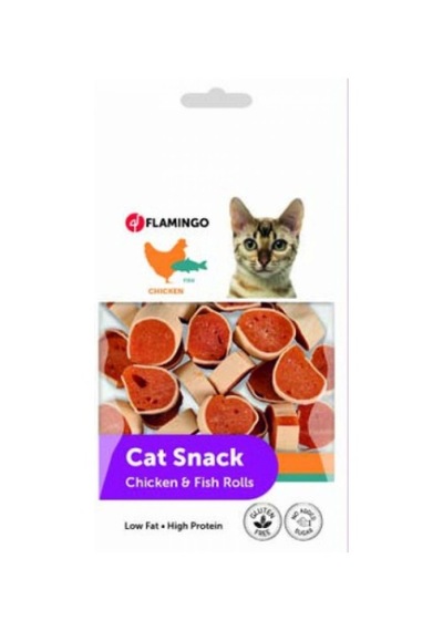 Flamingo Cat Snack Tavuklu ve Balıklı Kedi Ödülü 50 G