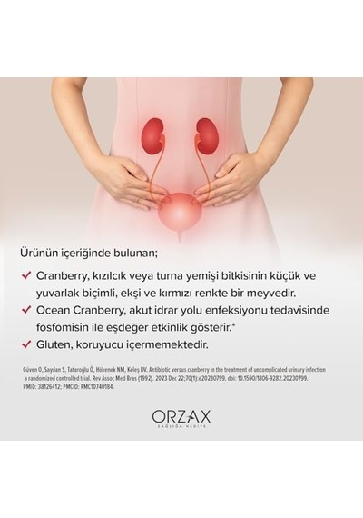 Ocean Cranberry Takviye Edici Gıda 30 Kapsül